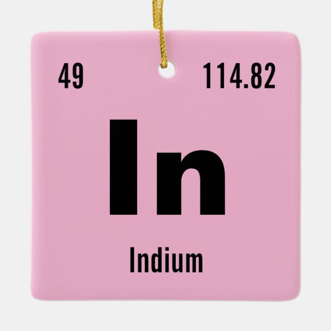 Create your own Periodic Table of the Elements Ceramic Ornament (Front)