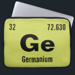 Create your own Periodic Table of the Elements Laptop Sleeve<br><div class="desc">Customize this fun chemistry periodic table of the elements laptop bag template. Enter in your favorite element or create your own! Change the chemical element name, symbol, atomic number and atomic mass. Click customize to change the background color or make further edits. Makes a cool gift idea for the chemist,...</div>