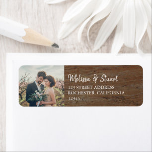 Create your own personal photo on wood Wedding