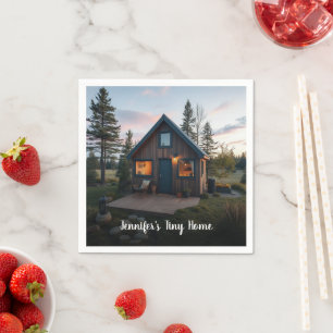 Create your own personal tiny home photo napkin