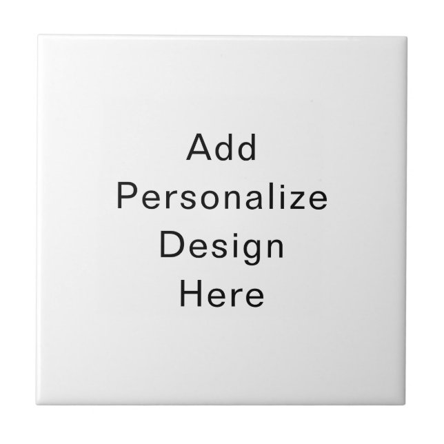 create your own personalise (4.25" x 4.25") tile (Front)