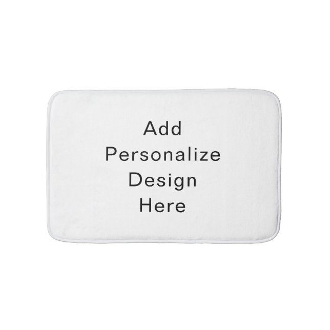 create your own personalise bath mat (Front)