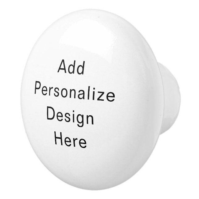 create your own personalise ceramic knob (Right)