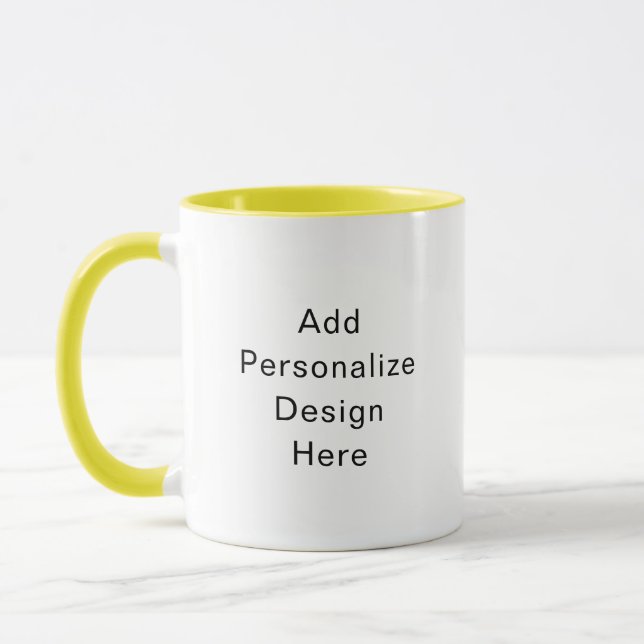 create your own personalise coffee mug (Left)