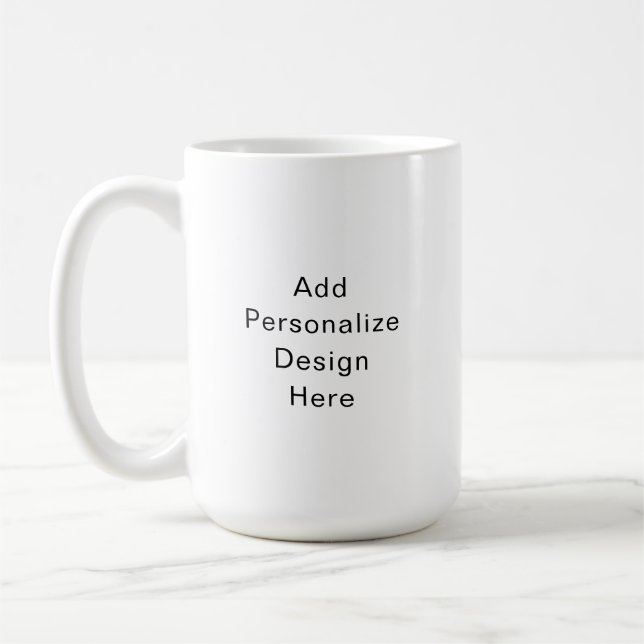 create your own personalise coffee mug (Left)