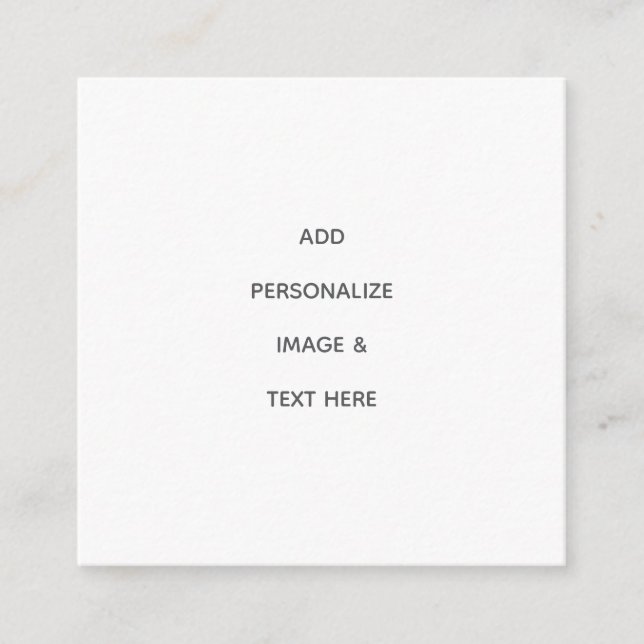 Create Your Own Personalise Enclosure Card (Front)