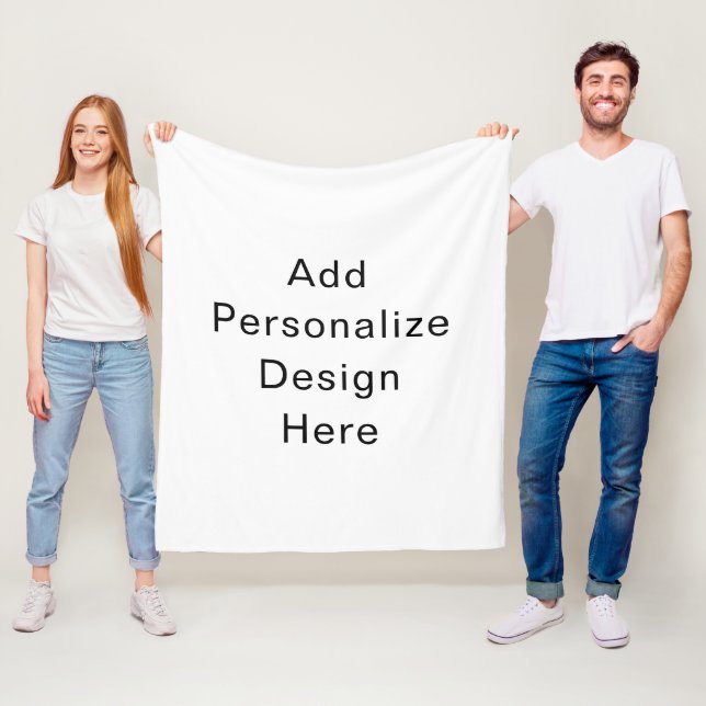 create your own personalise fleece blanket (In Situ)