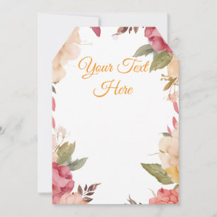 Create Your Own personalise Holiday Card