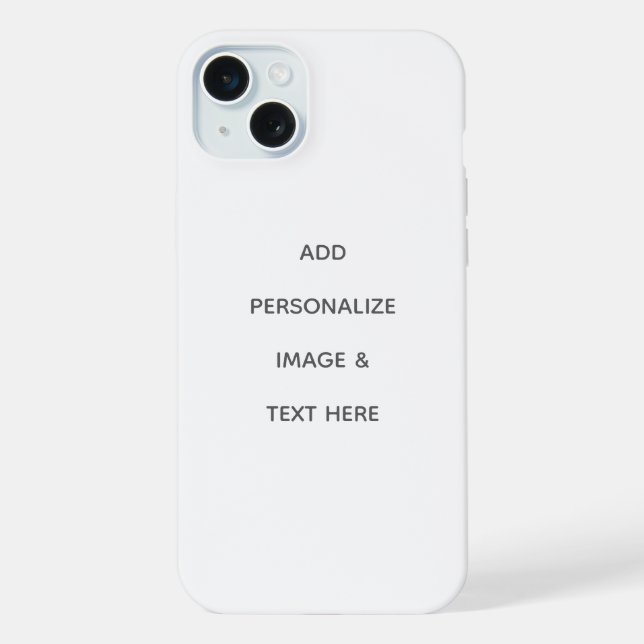 Create Your Own Personalise iPhone Case (Back)