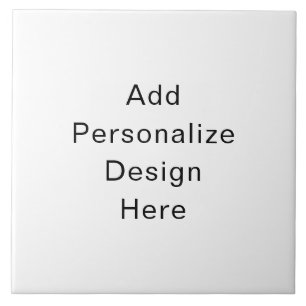 create your own personalise Large (6" X 6") Tile