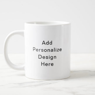 create your own personalise large coffee mug