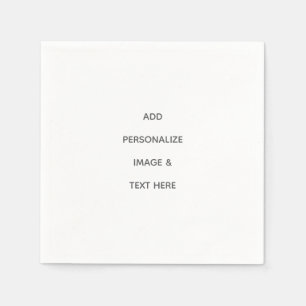 Create Your Own Personalise Napkin