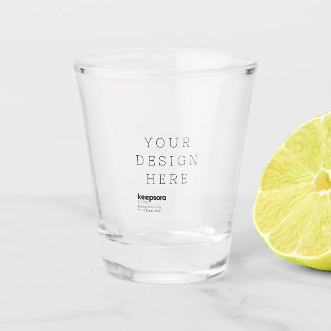 Create Your Own Personalise Shot Glass (Front)