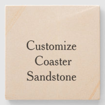 create your own personalise simple Sandstone