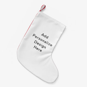 create your own personalise small christmas stocking