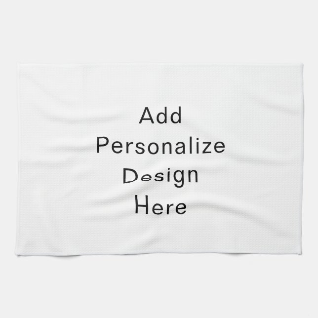 create your own personalise tea towel (Horizontal)
