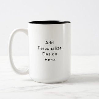 create your own personalise Two-Tone coffee mug