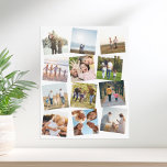 Create Your Own Personalised 12 Photo Collage Poster<br><div class="desc">Create your own personalised photo collage poster featuring 12 of your favourite pictures.</div>