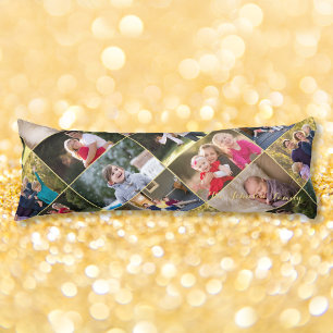 Create Your Own Personalised 14 Photo Collage Chic Body Cushion