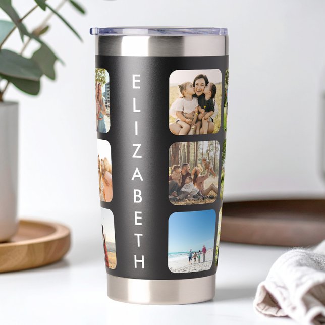 Create Your Own Personalised 15 Photo Collage Insulated Tumbler (Creator Uploaded)