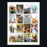 Create Your Own Personalised 16 Photo Collage Print<br><div class="desc">Create your own photo collage photo enlargement print featuring 16 of your favourite pictures.</div>