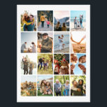 Create Your Own Personalised 16 Photo Collage Print<br><div class="desc">Create your own photo collage photo enlargement print featuring 16 of your favourite pictures.</div>