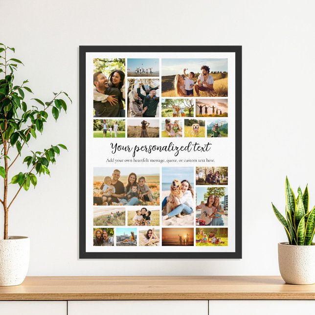 Create Your Own Personalised 22 Photo Collage Poster (Creator Uploaded)
