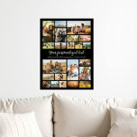 Create Your Own Personalised 22 Photo Collage Poster<br><div class="desc">Make your own poster featuring 22 of your cherished photo memories in a modern grid style photo collage. Simply add your pictures and text for custom photo wall art or personalised gift for family and friends.</div>