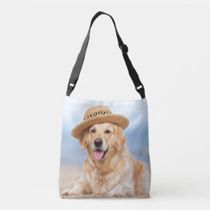 Create Your Own Personalised 2 Pet Photo Dog Crossbody Bag