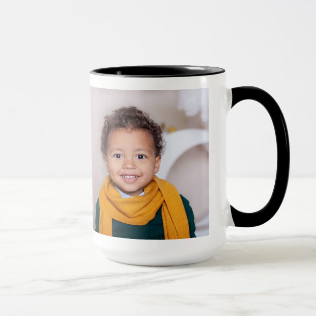 Create Your Own Personalised 2 Photos Mug (Right)