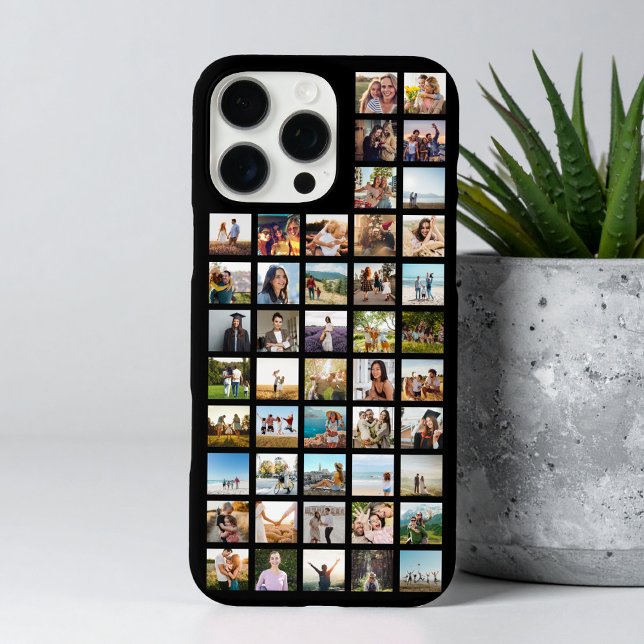 Create Your Own Personalised 46 Photo Collage Case-Mate iPhone Case (Creator Uploaded)