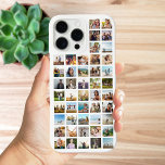 Create Your Own Personalised 46 Photo Collage iPhone 16 Pro Max Case<br><div class="desc">Create your own personalised photo collage iPhone case featuring 46 of your favourite pictures in a photo collage grid for a custom photo phone case.</div>