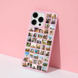 Create Your Own Personalised 46 Photo Collage iPhone 16 Pro Max Case<br><div class="desc">Create your own personalised photo collage iPhone case featuring 46 of your favourite pictures in a photo collage grid for a custom photo phone case.</div>