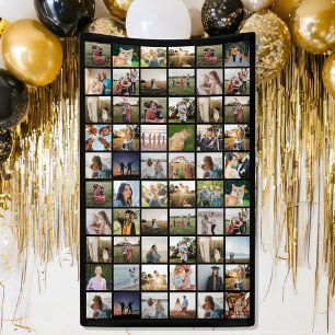 Create Your Own Personalised 60 Photo Collage Banner