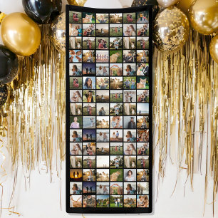 Create Your Own Personalised 90 Photo Collage Banner