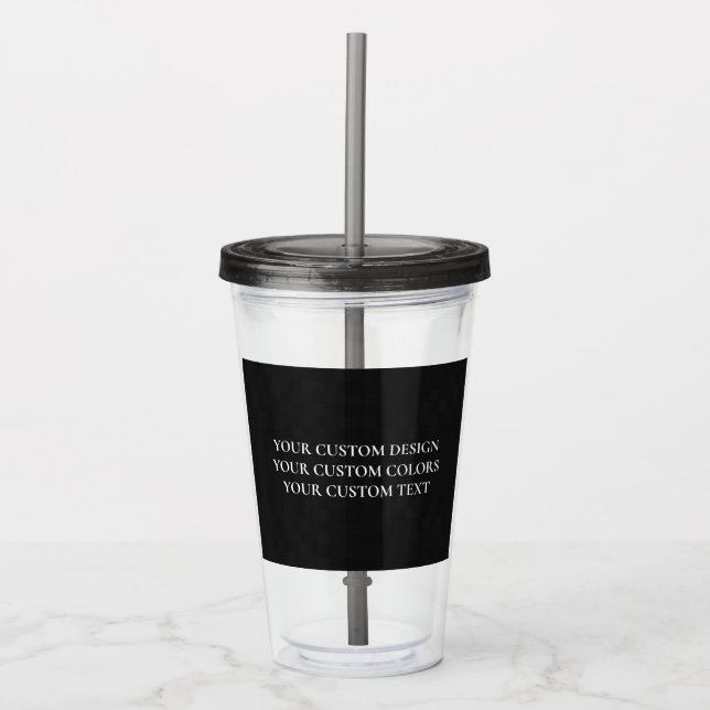 Create Your Own Personalised Acrylic Tumbler (Front)
