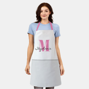 Create Your Own Personalised Aprons, Name Monogram Apron