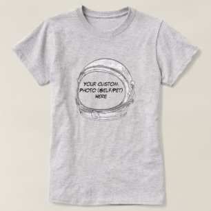 Create Your Own Personalised Astronaut Helmet T-Shirt