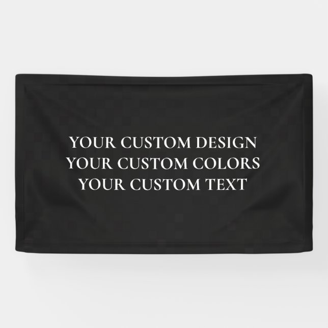 Create Your Own Personalised Banner (Horizontal)
