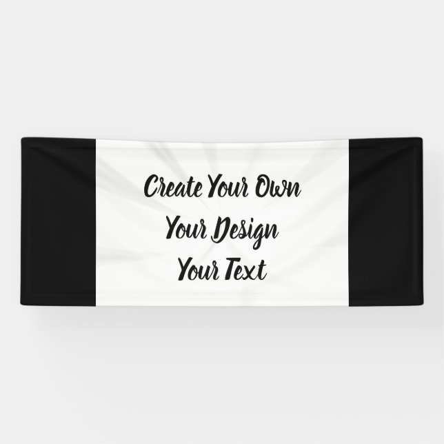 Create Your Own Personalised Banner (Horizontal)