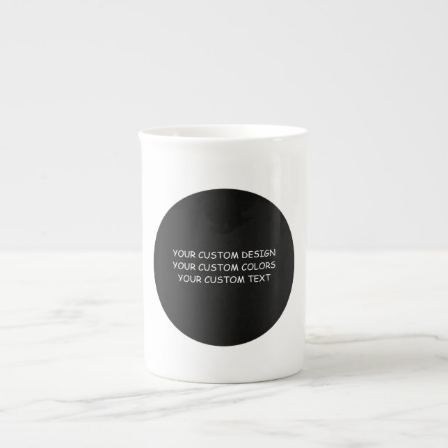 Create Your Own Personalised Bone China Mug (Front)