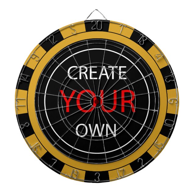 Create Your Own - Personalised, branded / Custom D Dartboard (Front)