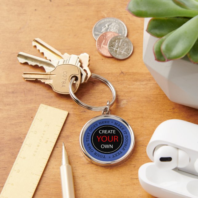 Create Your Own - Personalised, branded / Custom Key Ring (Desk)