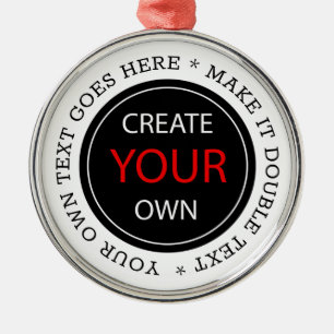 Create Your Own - Personalised, branded / Custom Metal Tree Decoration