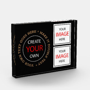 Create Your Own - Personalised, branded / glass Photo Block