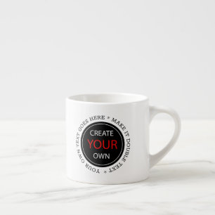 Create Your Own - Personalised, branded / Photo Espresso Cup