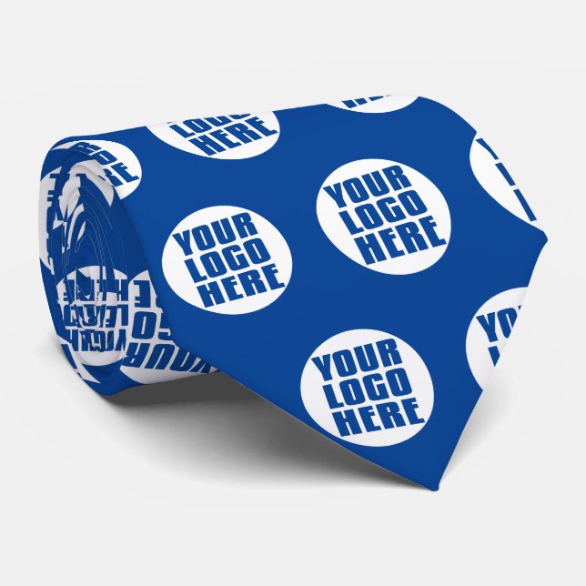 Create Your Own Personalised Business Logo  Tie (Rolled)
