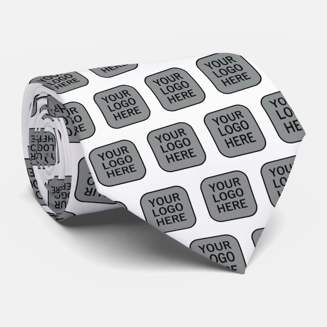 Create Your Own Personalised Business Logo Tie (Rolled)