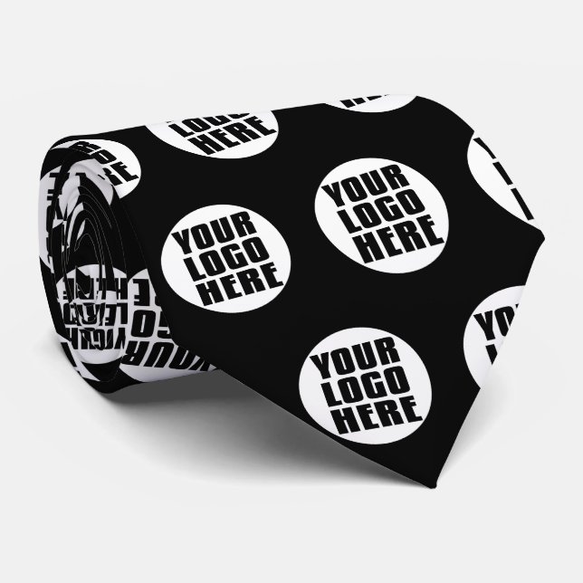Create Your Own Personalised Business Logo Tie (Rolled)