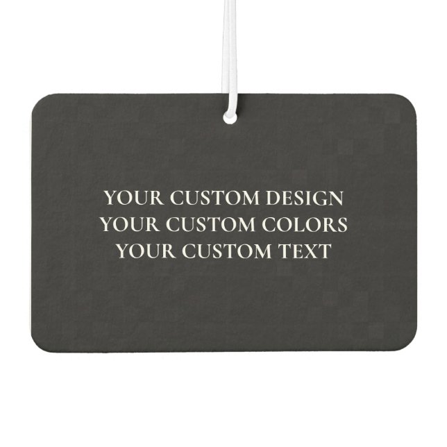 Create Your Own Personalised Car Air Freshener (Front)